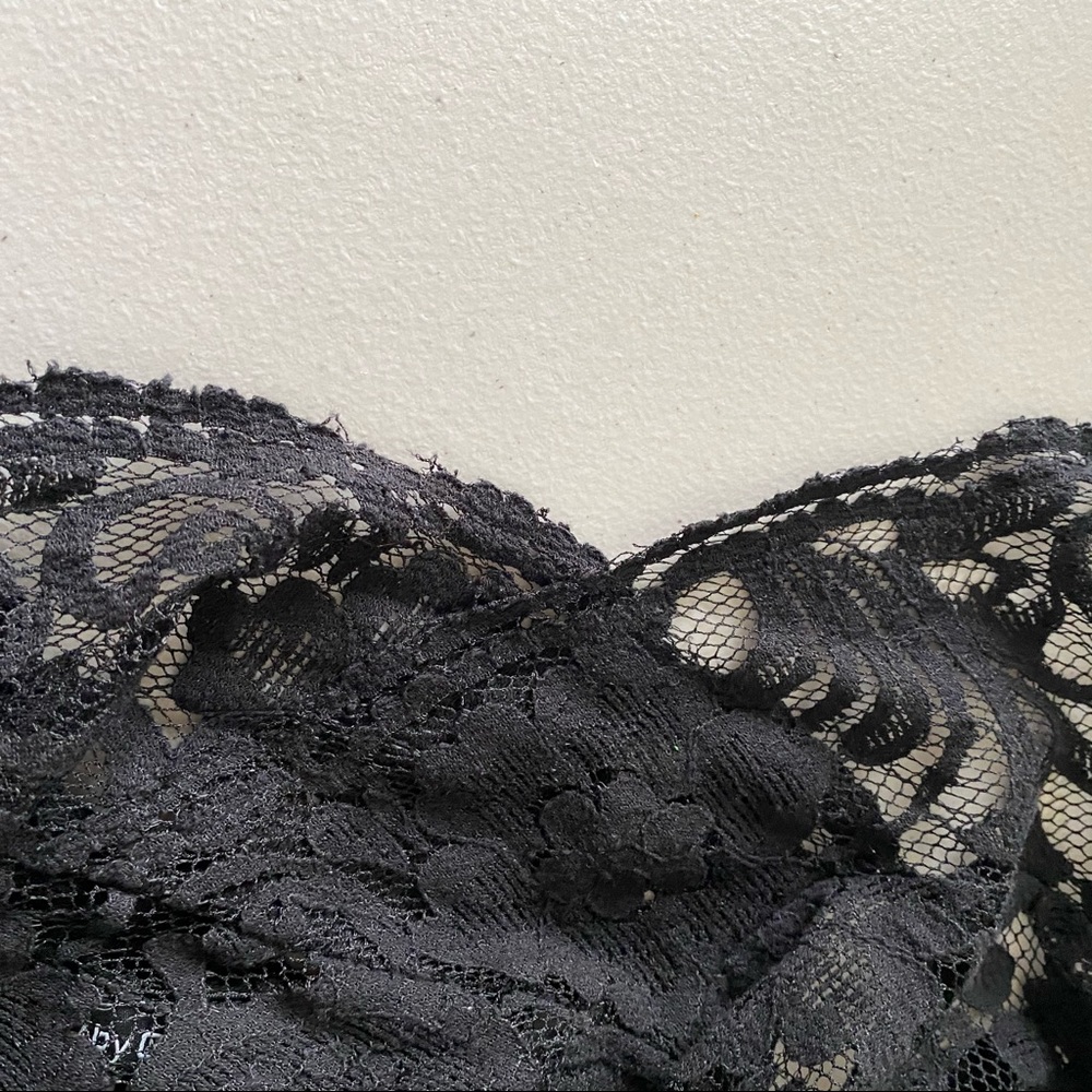 Long Black Jumpsuit W Stretch Lace Top & Low Back - Picture 16 of 16